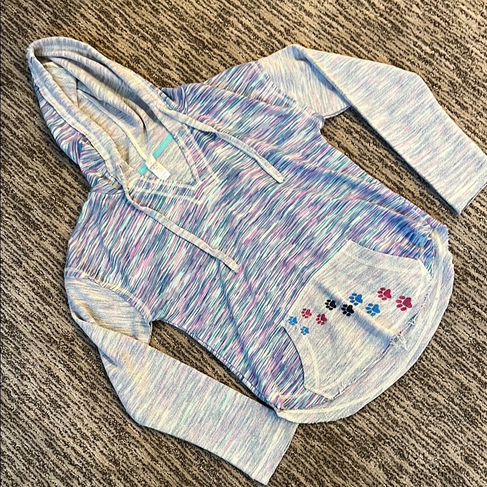 Paw Print Thin Hoodie